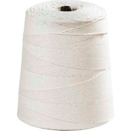 BOX PACKAGING Global Industrial„¢ Cotton Twine, 12 Ply, 4200'L, 30 Lbs. Tensile Strength, White TWC420